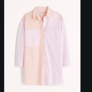 Relaxed Poplin Shirt Dress
